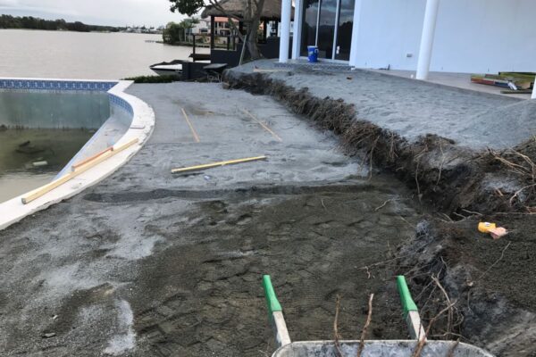 Pool Surround Steps Terrace