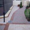 Concrete pavers garden edging