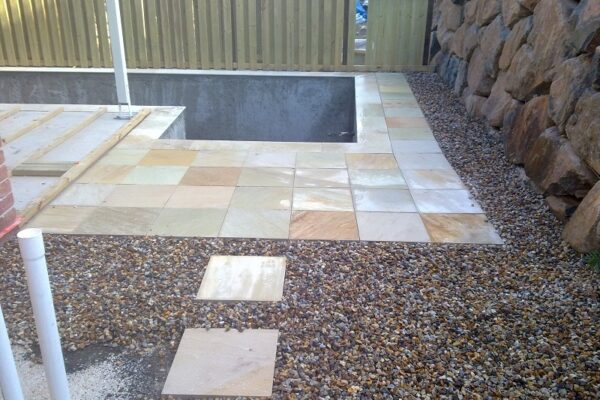 Pathway paving steppers concrete pavers